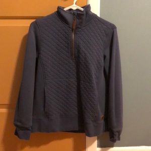 LLbean quilted sweater